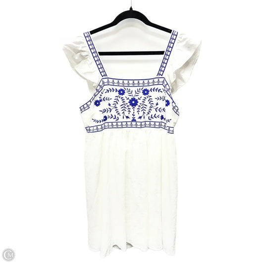 Dress Casual Short By Shein In Floral Print, Size: L