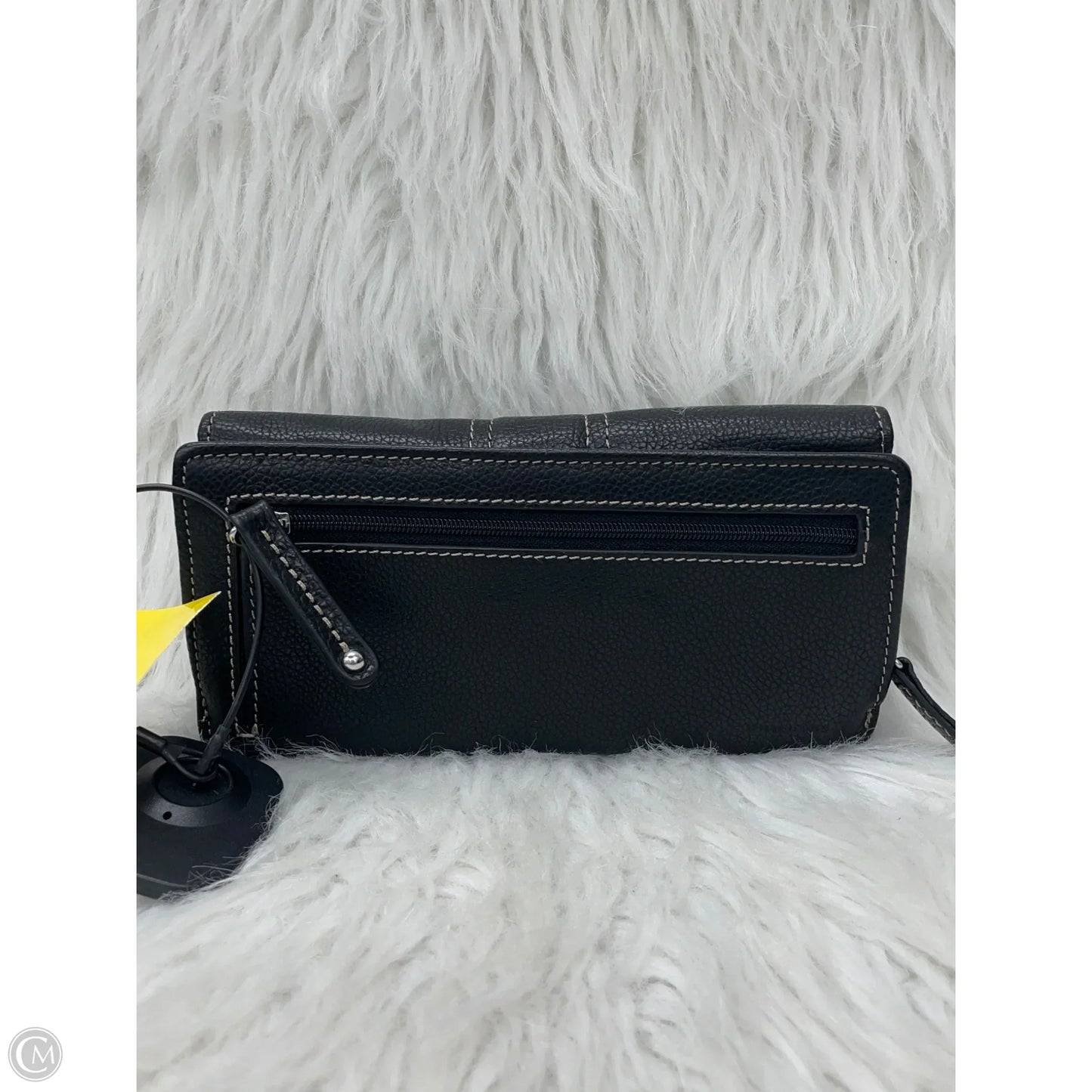 Wallet Leather By Clarks, Size: Medium