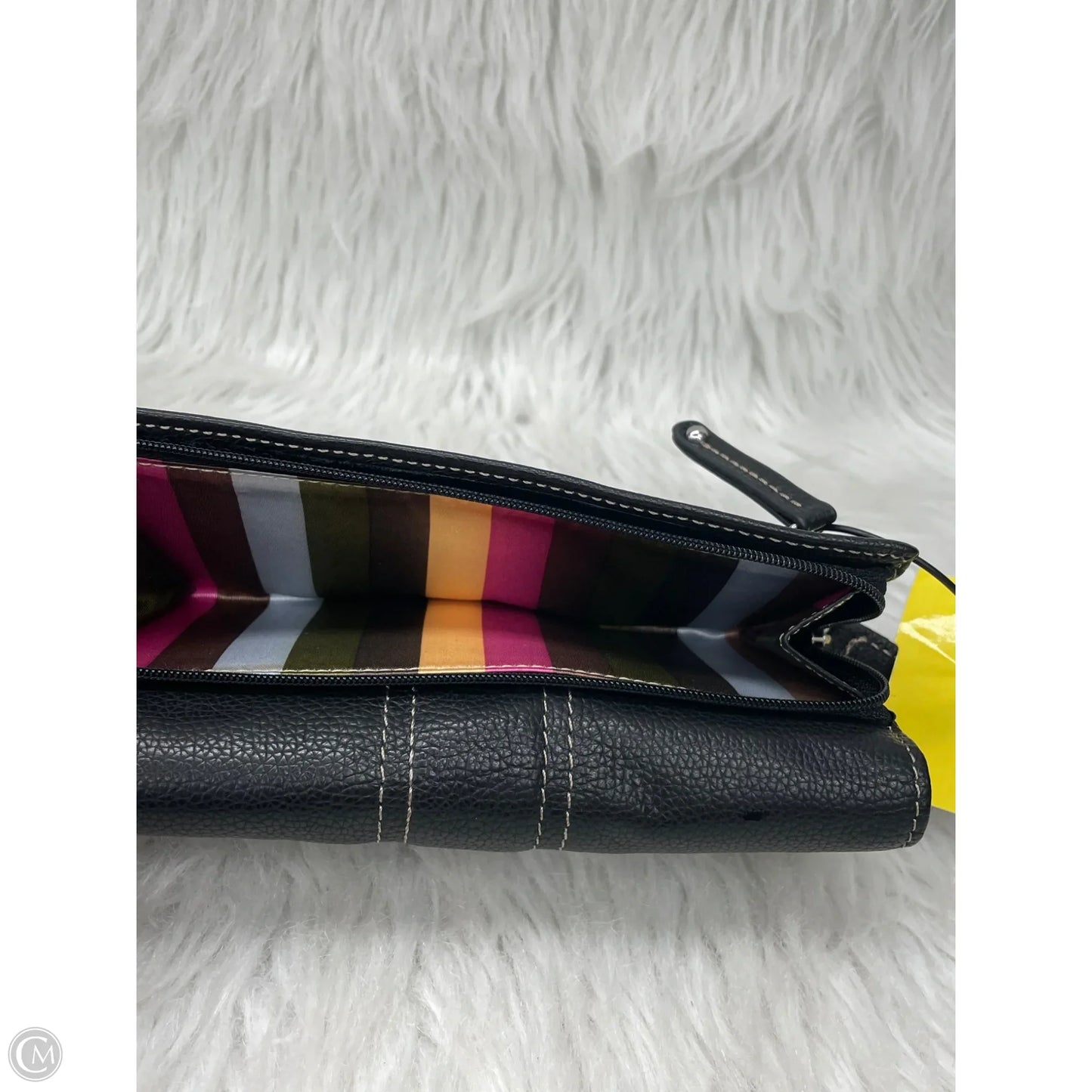 Wallet Leather By Clarks, Size: Medium