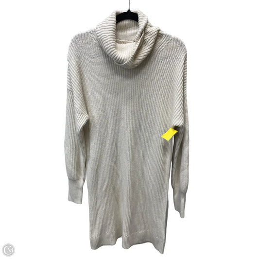 Dress Sweater By Gap In Cream, Size: L