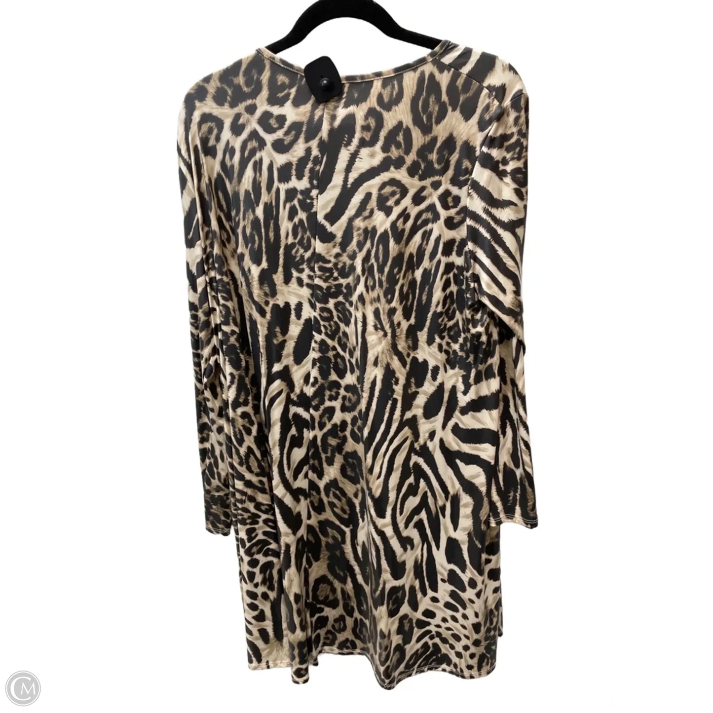 Dress Casual Short By Clothes Mentor In Animal Print, Size: 1x