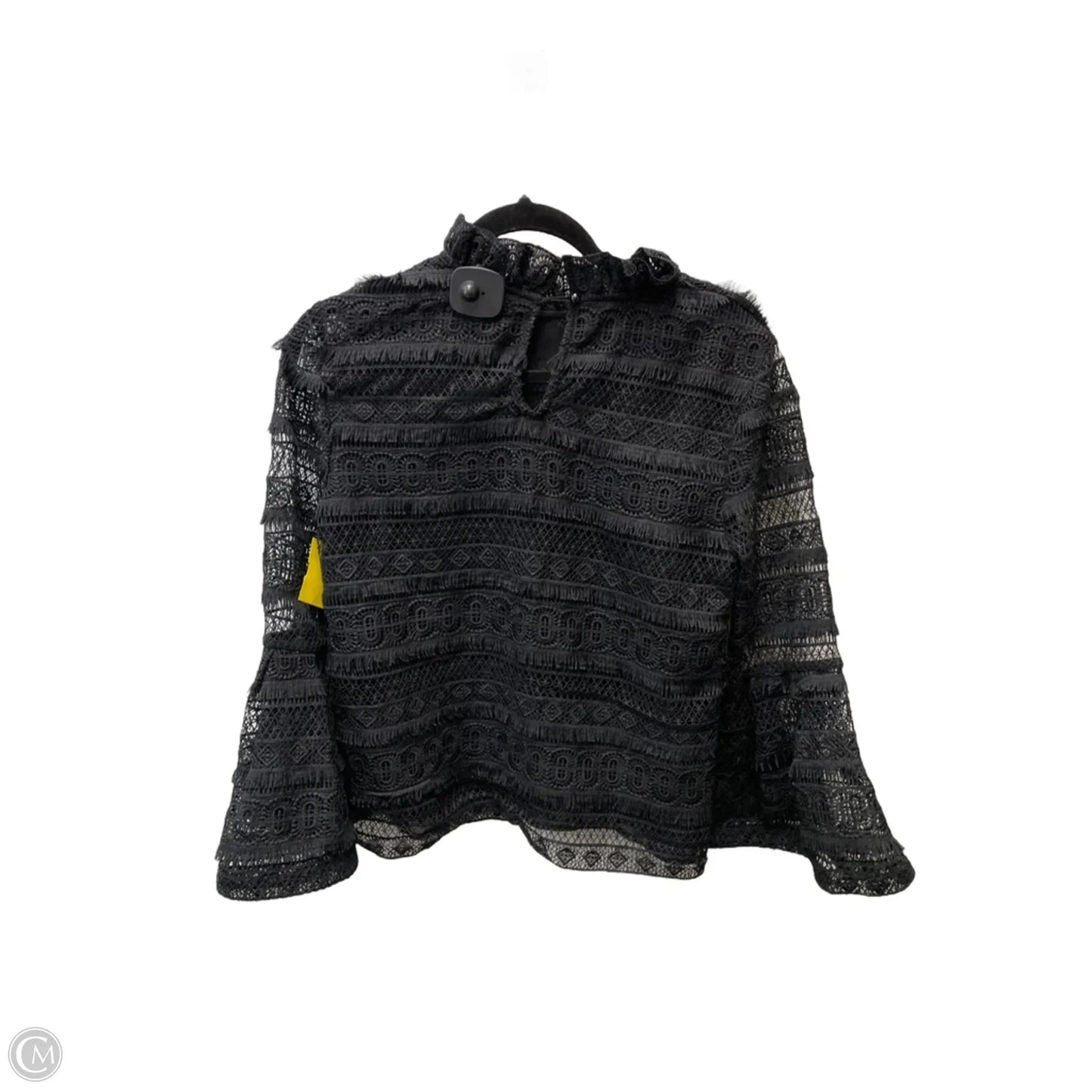 Top Long Sleeve By Clothes Mentor In Black, Size: S