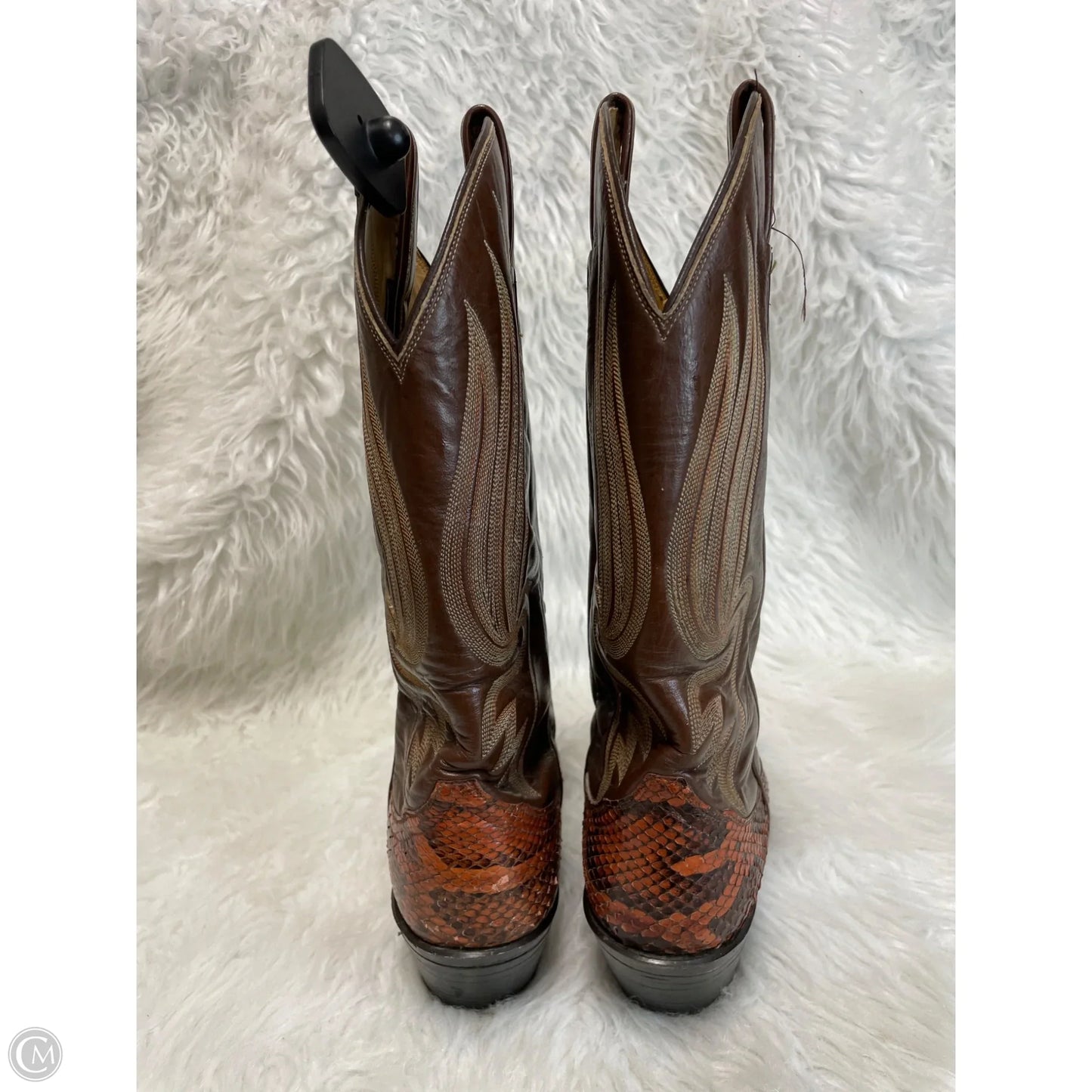 Boots Western By Tony lama In Brown & Red, Size: 6.5