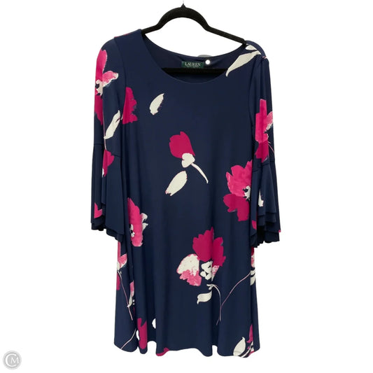Top Long Sleeve By Ralph Lauren In Floral Print, Size: S