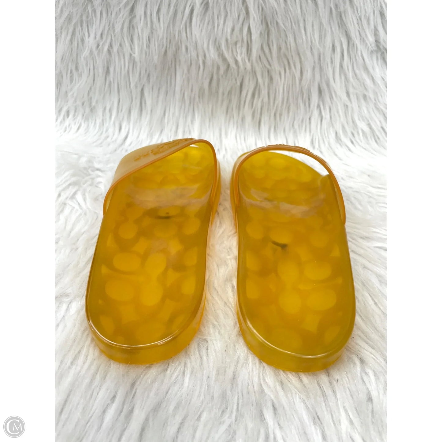 Sandals Designer By Coach In Orange, Size: 7