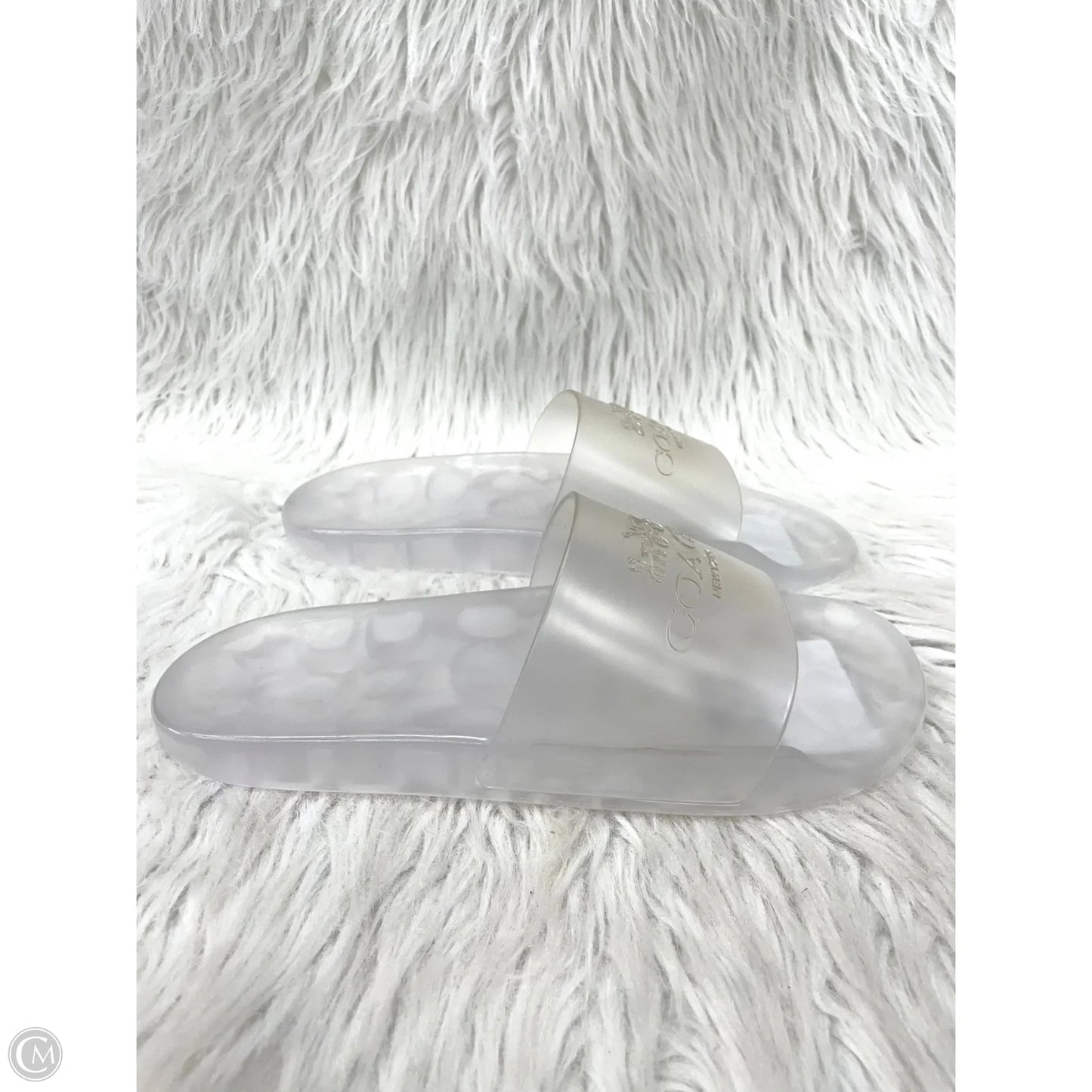 Sandals Designer By Coach In Clear, Size: 7