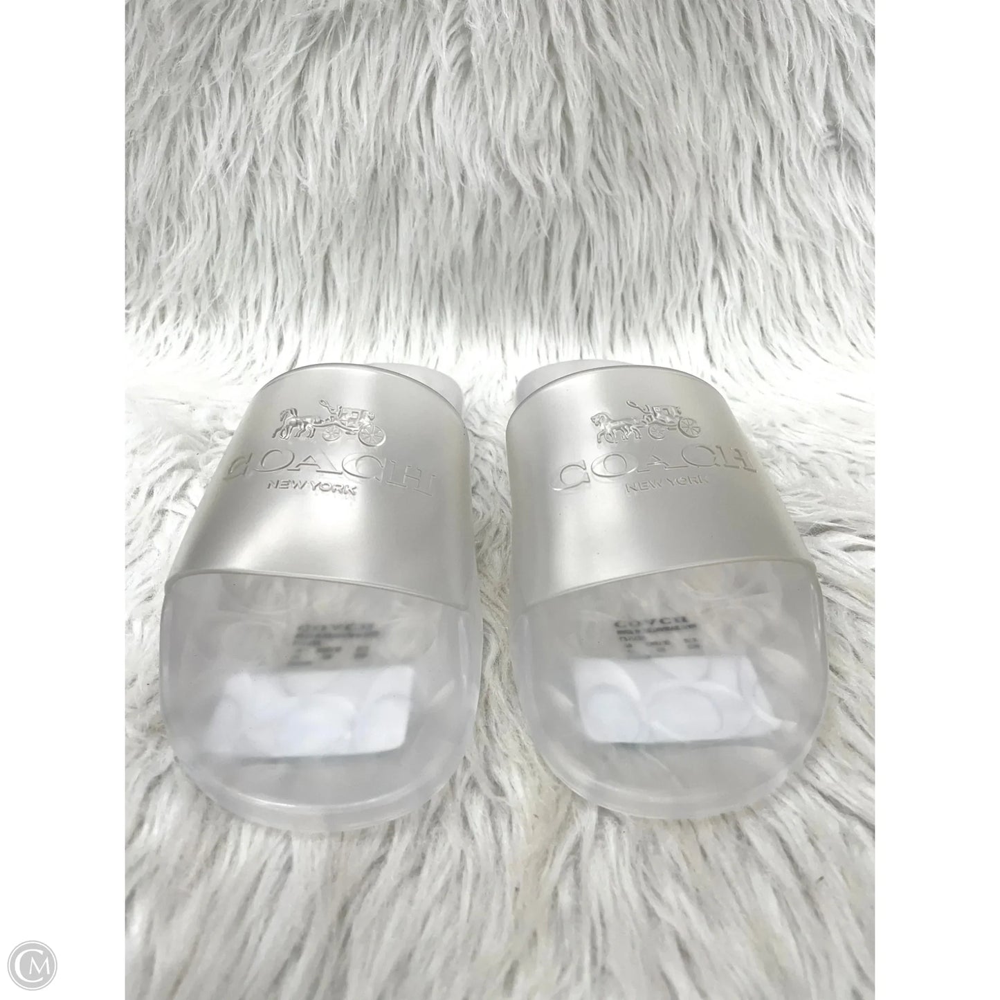 Sandals Designer By Coach In Clear, Size: 7