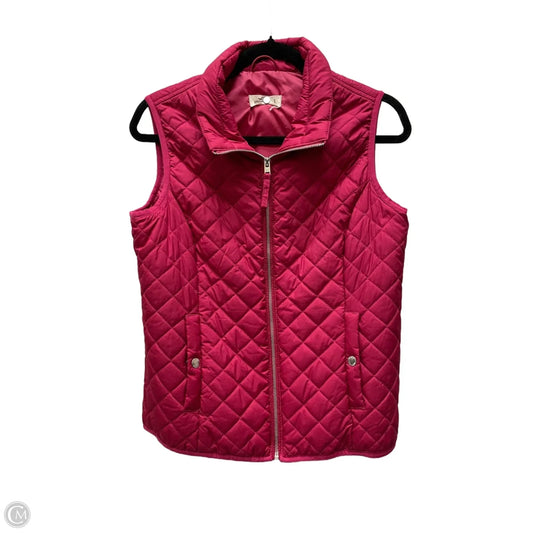 Vest Puffer & Quilted By Hollister In Pink, Size: L