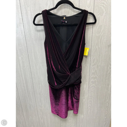 Dress Party Short By Aqua In Black & Pink, Size: S