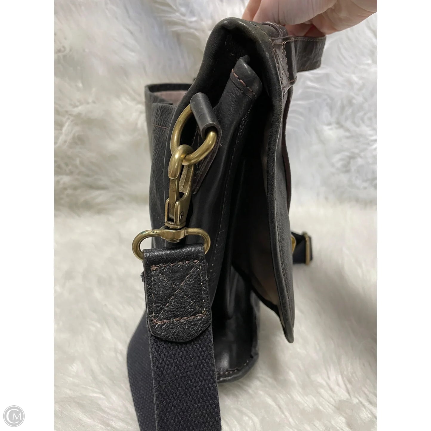 Laptop Bag By Fossil, Size: Large