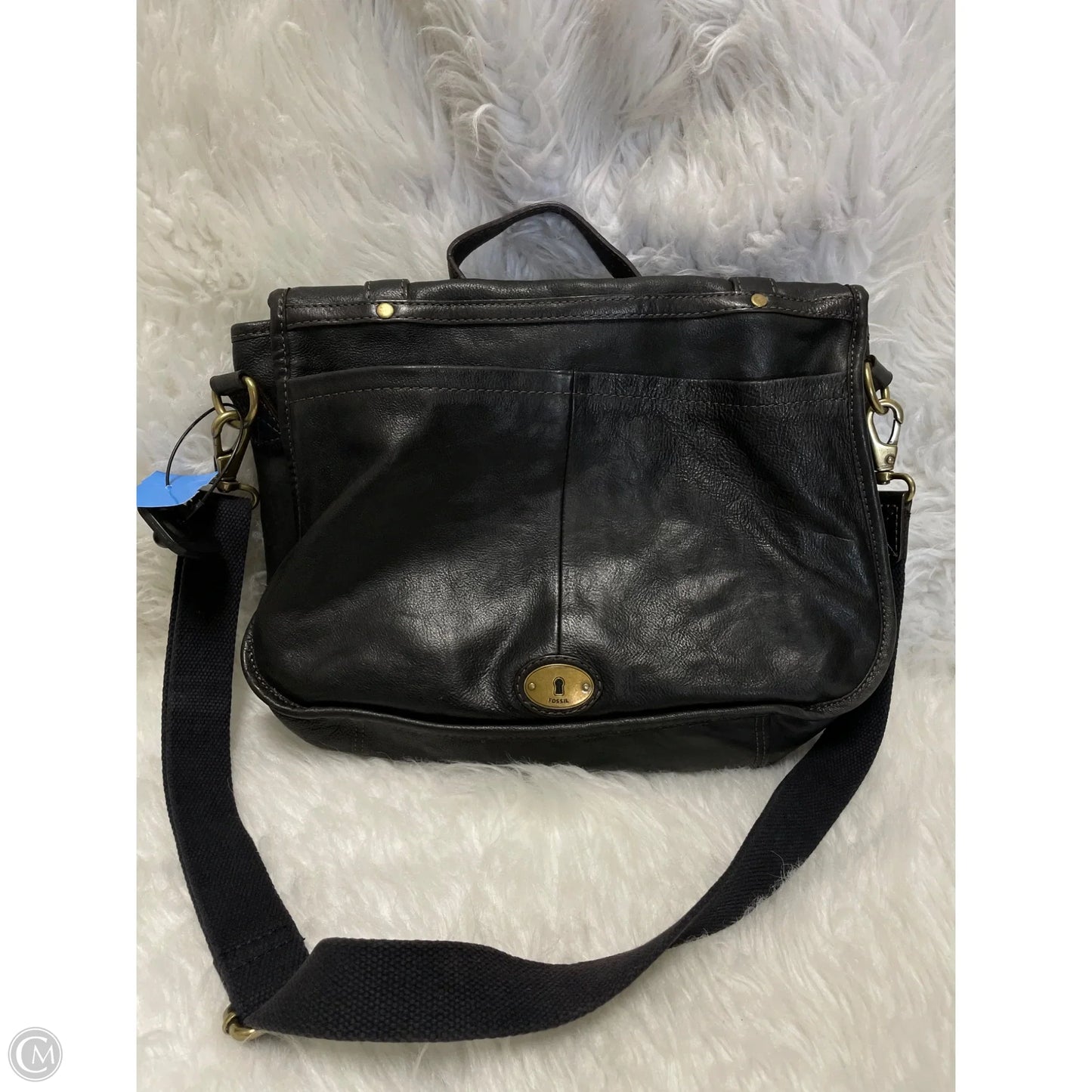 Laptop Bag By Fossil, Size: Large