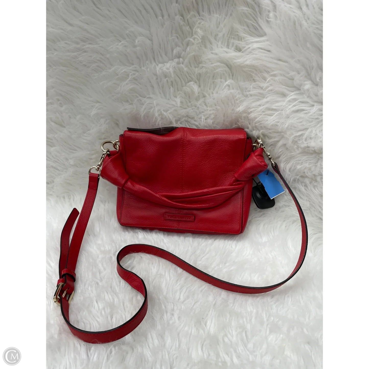 Crossbody Leather By Vince Camuto, Size: Medium