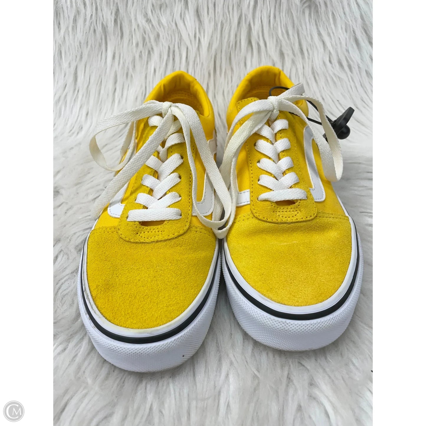 Shoes Sneakers By Vans In Yellow, Size: 6