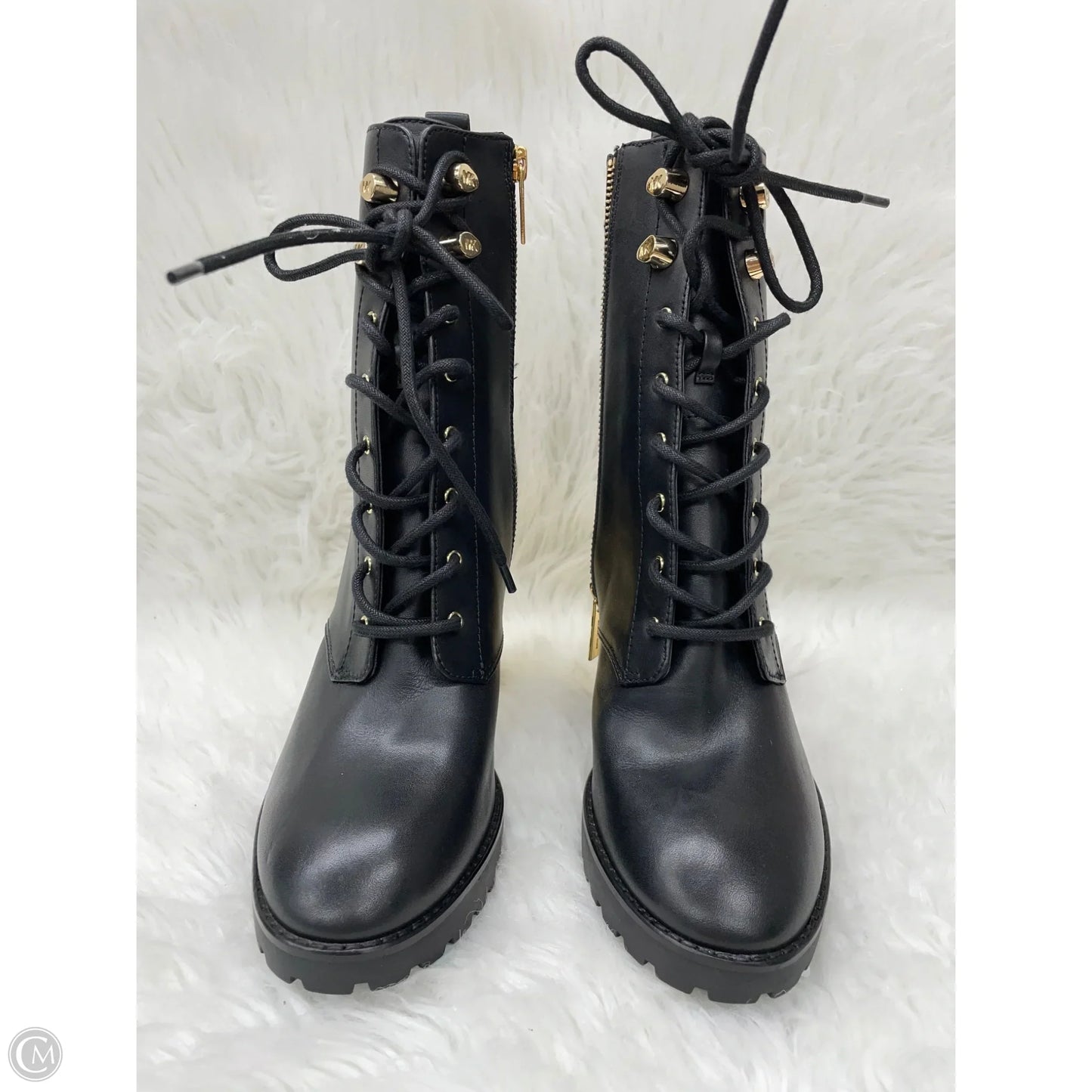Boots Designer By Michael Kors In Black, Size: 9
