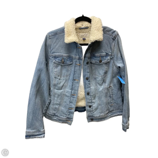 Jacket Denim By Universal Thread In Blue Denim, Size: M