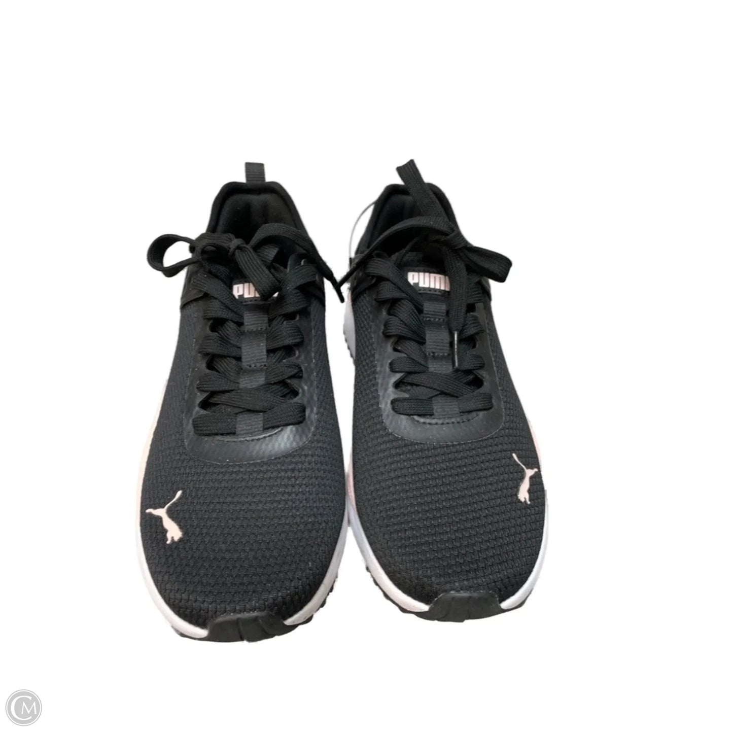 Shoes Athletic By Puma In Black & Pink, Size: 8