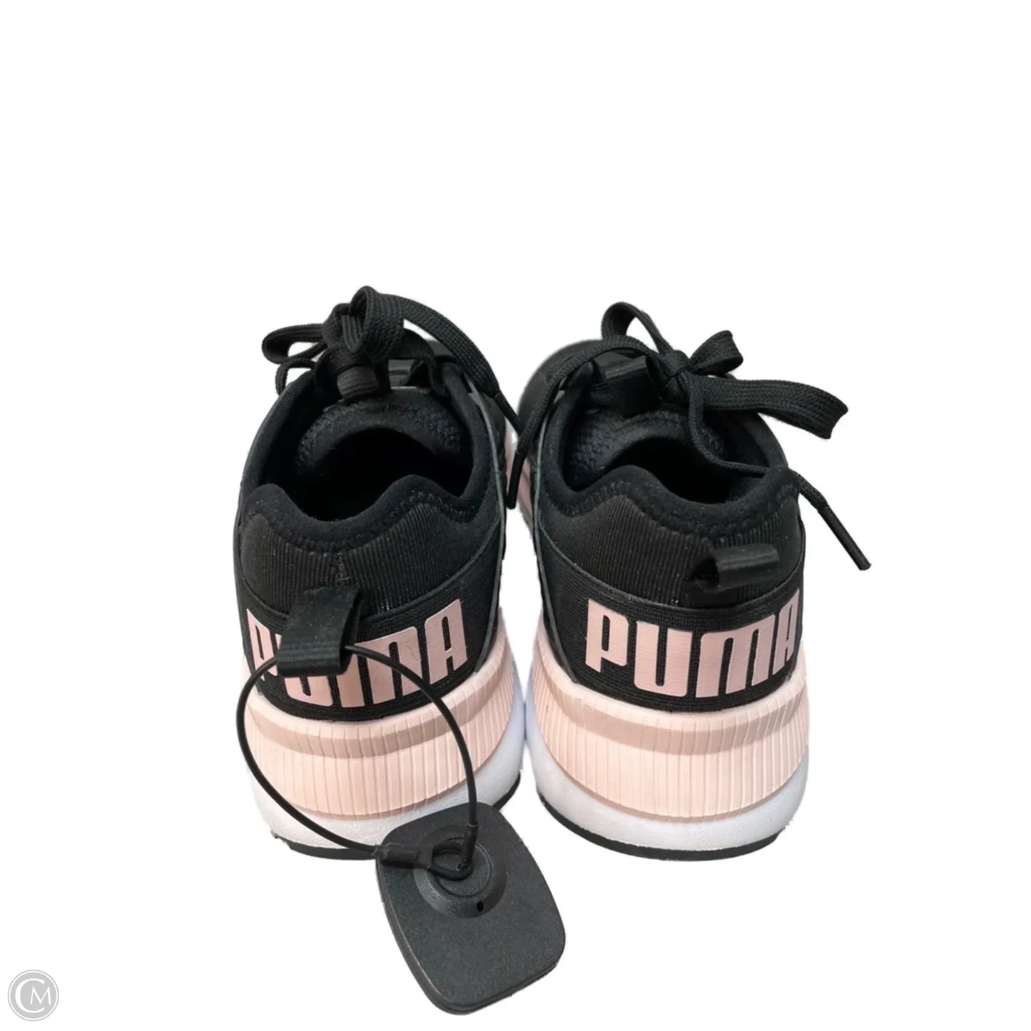 Shoes Athletic By Puma In Black & Pink, Size: 8