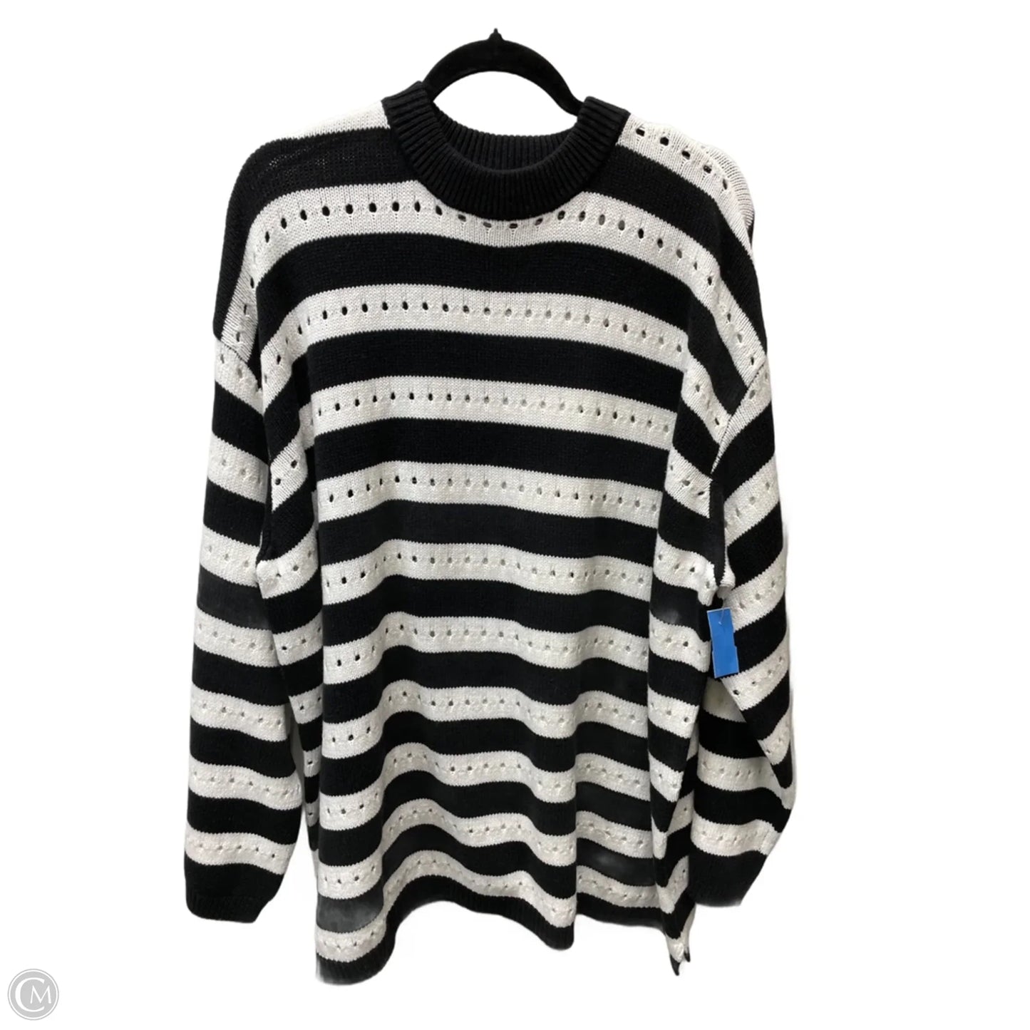 Sweater By Asos In Black & White, Size: L