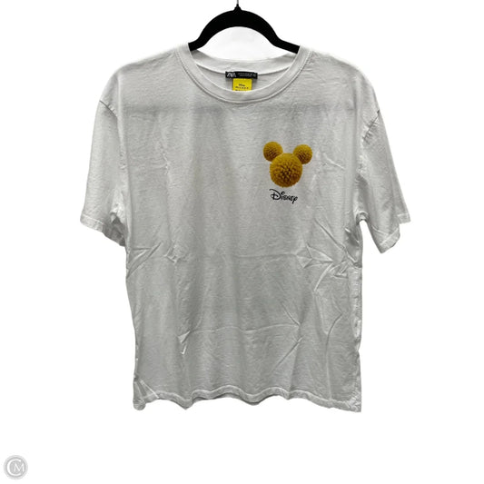 Top Sleeveless By Zara In White, Size: M