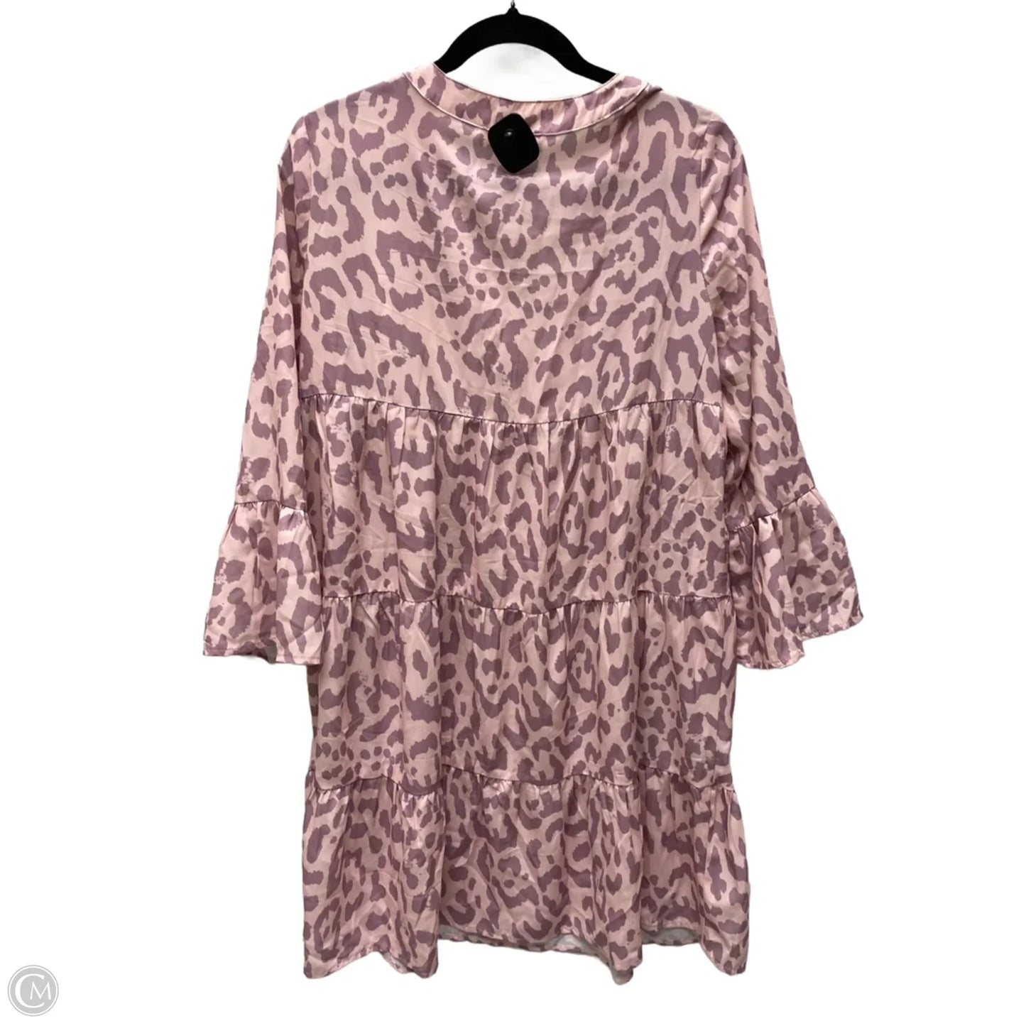 Dress Casual Short By Mazik In Pink & Purple, Size: M