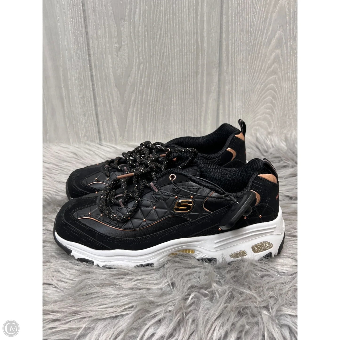 Shoes Sneakers By Skechers In Black, Size: 9