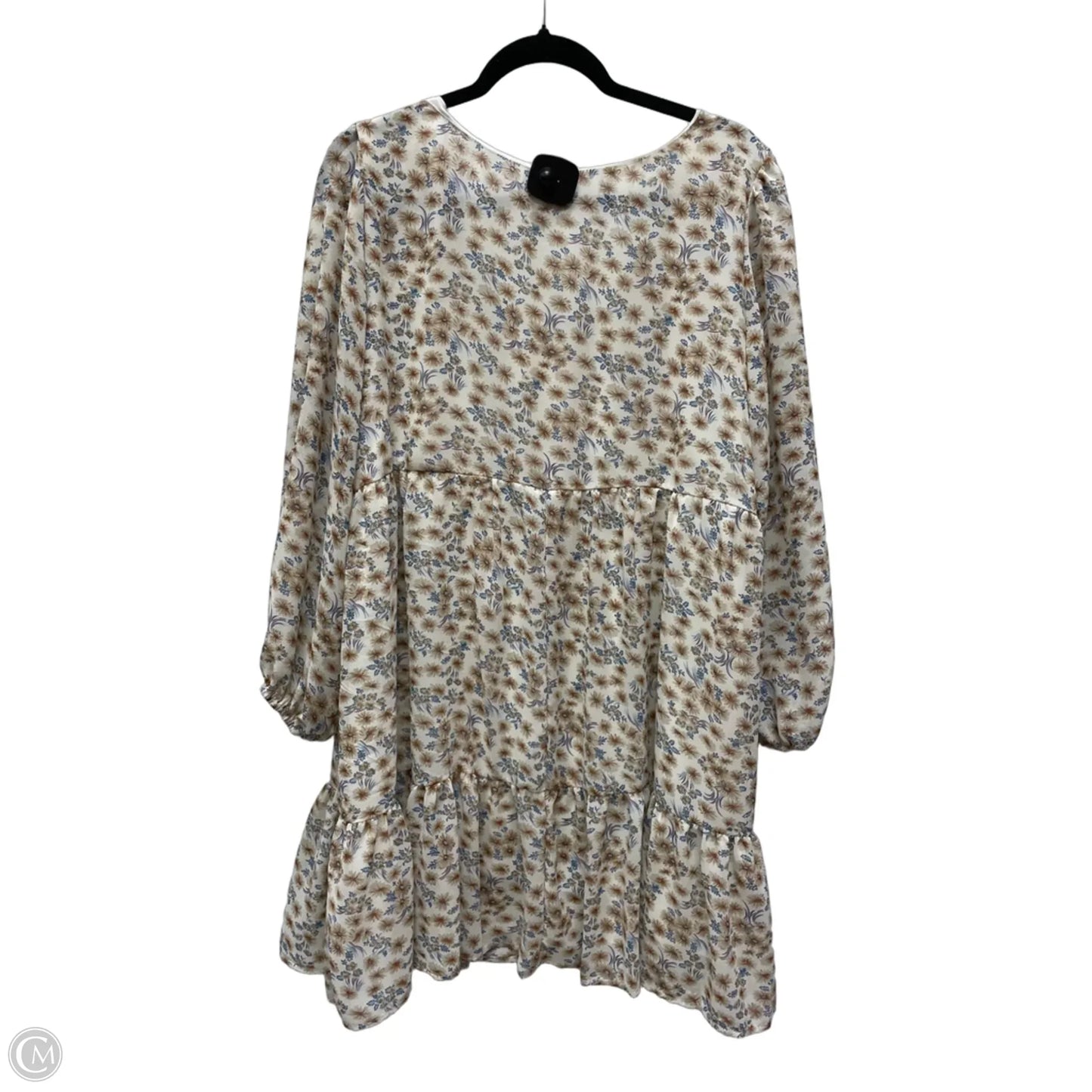 Dress Casual Short By Cozy In Floral Print, Size: 2x