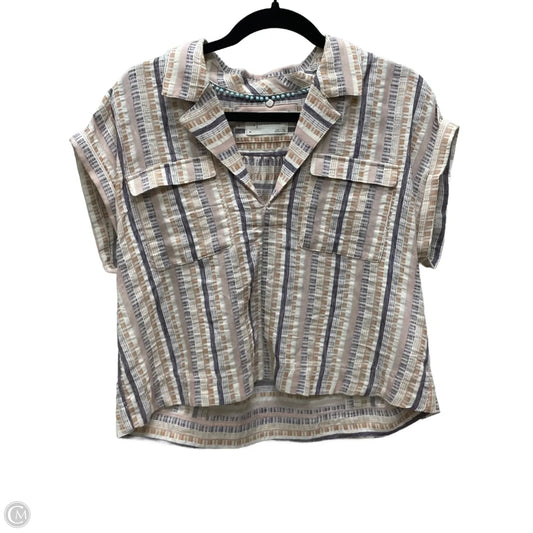 Top Sleeveless By Anthropologie In Striped Pattern, Size: M