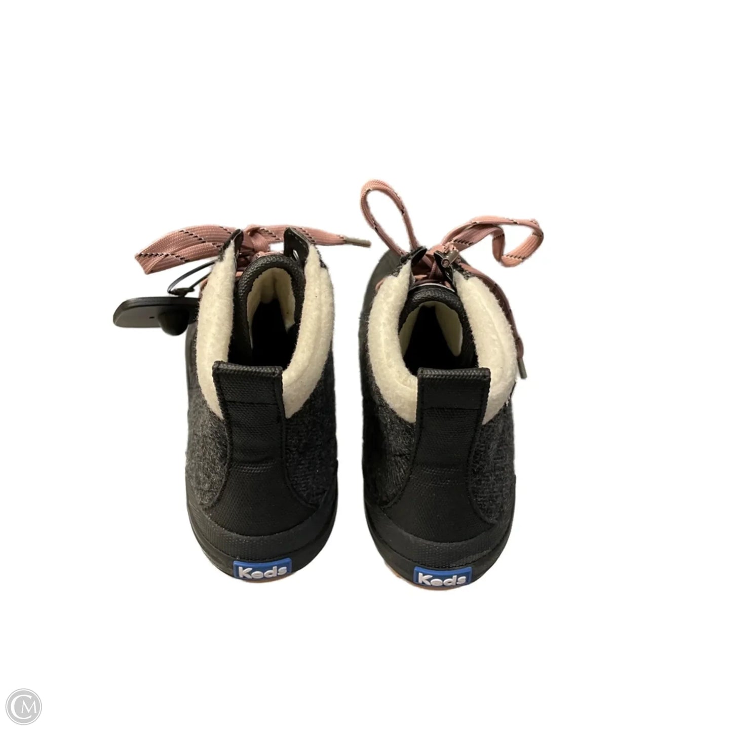 Shoes Sneakers By Keds In Grey & Pink, Size: 10