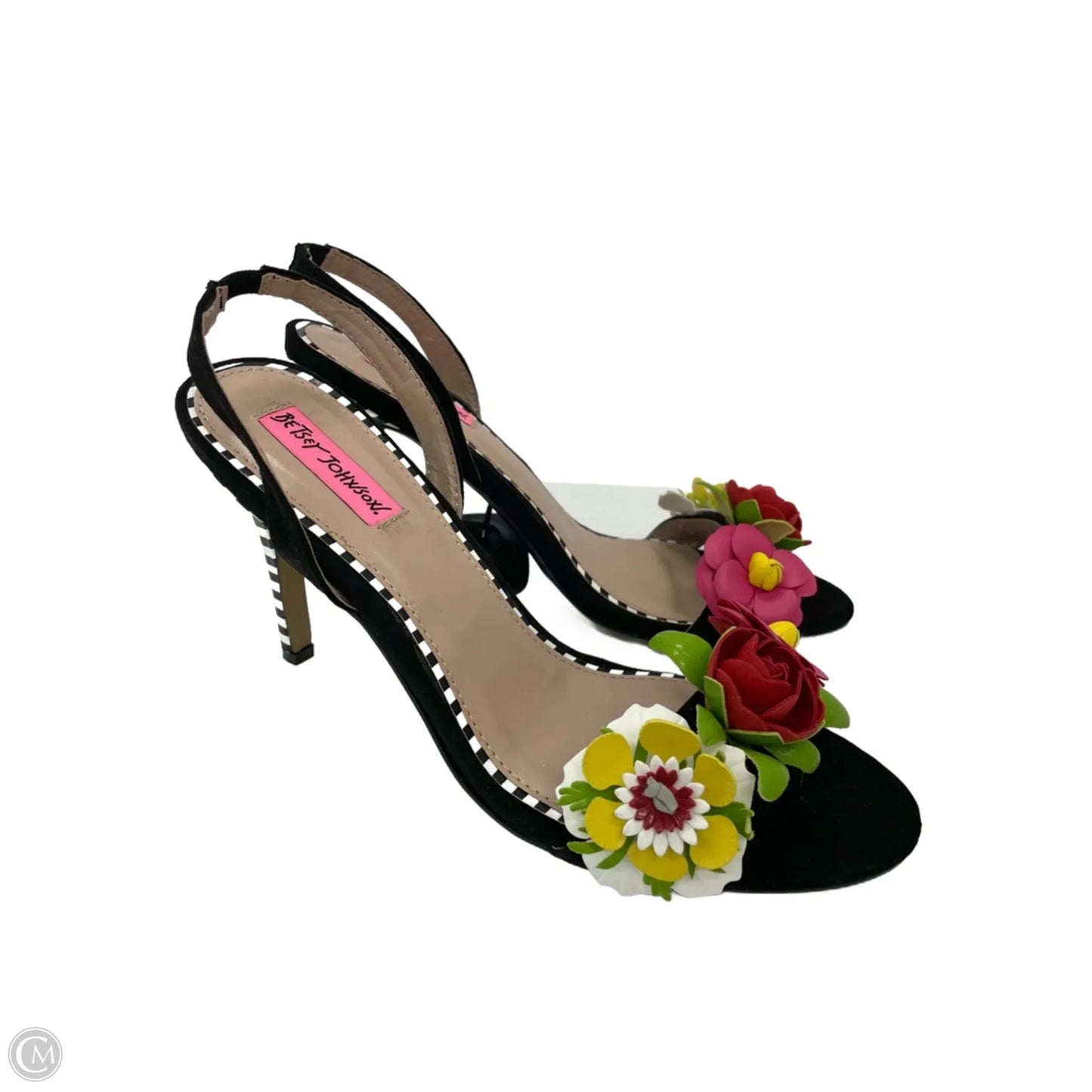 Shoes Heels Stiletto By Betsey Johnson In Floral Print, Size: 9.5