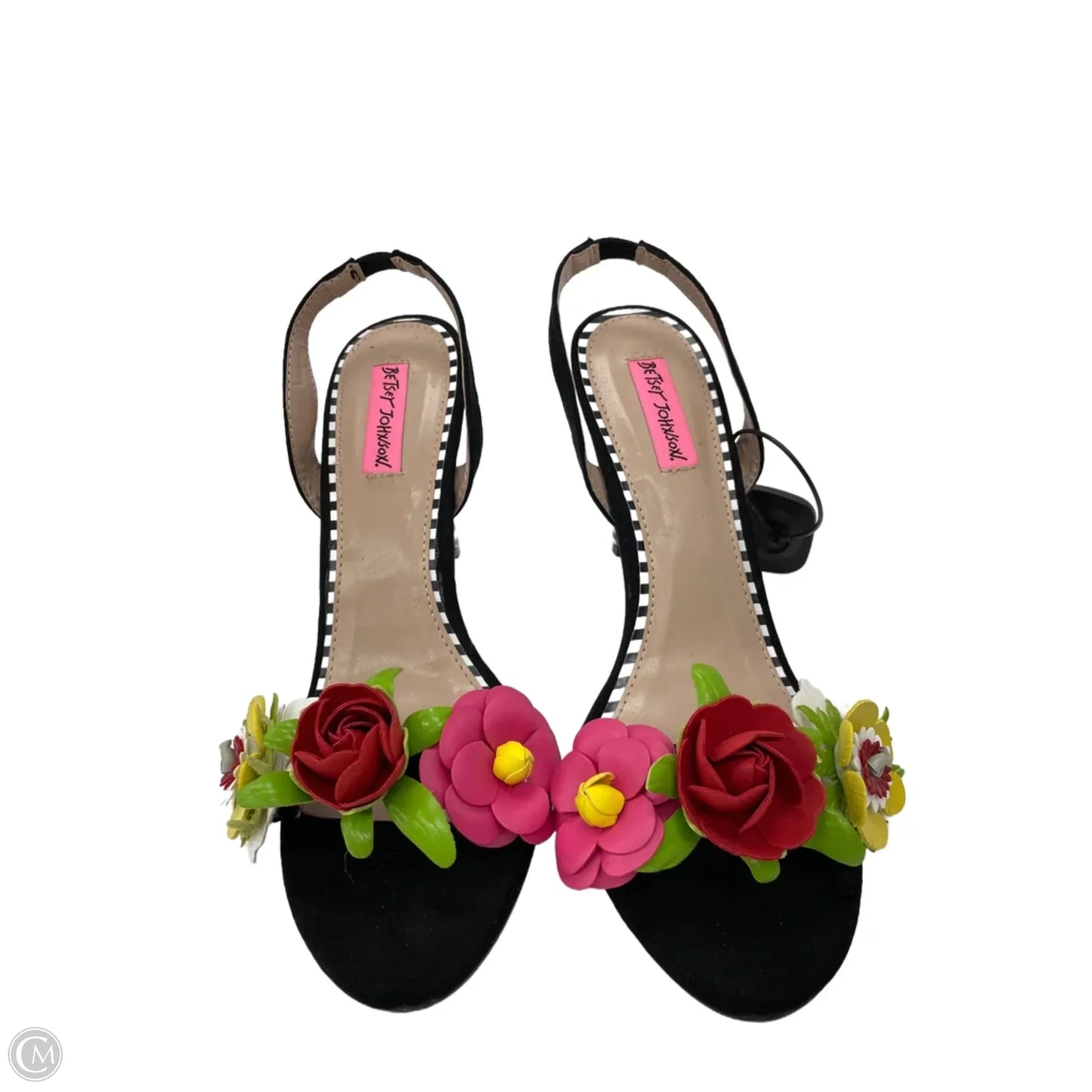 Shoes Heels Stiletto By Betsey Johnson In Floral Print, Size: 9.5