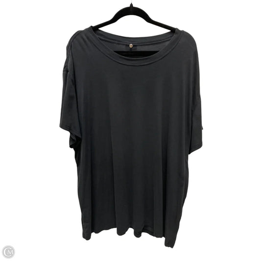 Athletic Top Short Sleeve By Lululemon In Black, Size: 1x