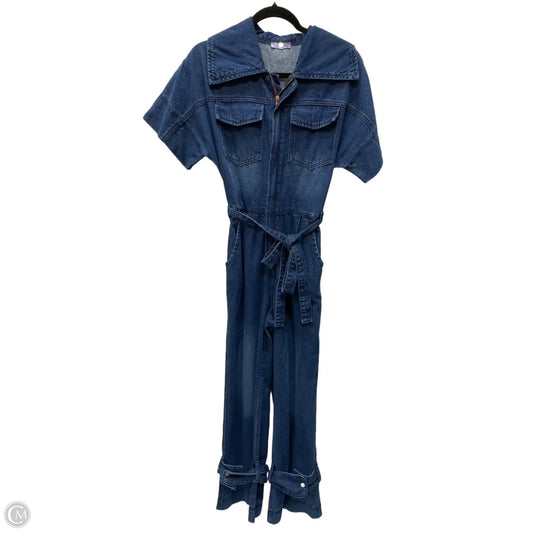 Jumpsuit By EIEN In Blue Denim, Size: S