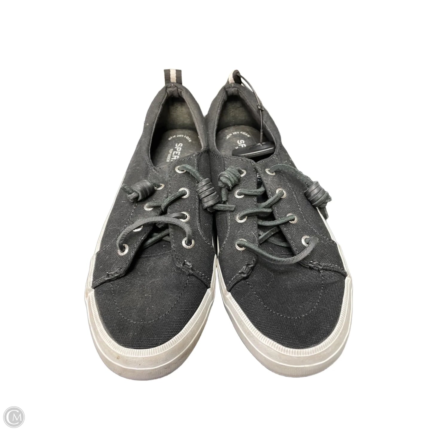 Shoes Sneakers By Sperry In Black & White, Size: 10