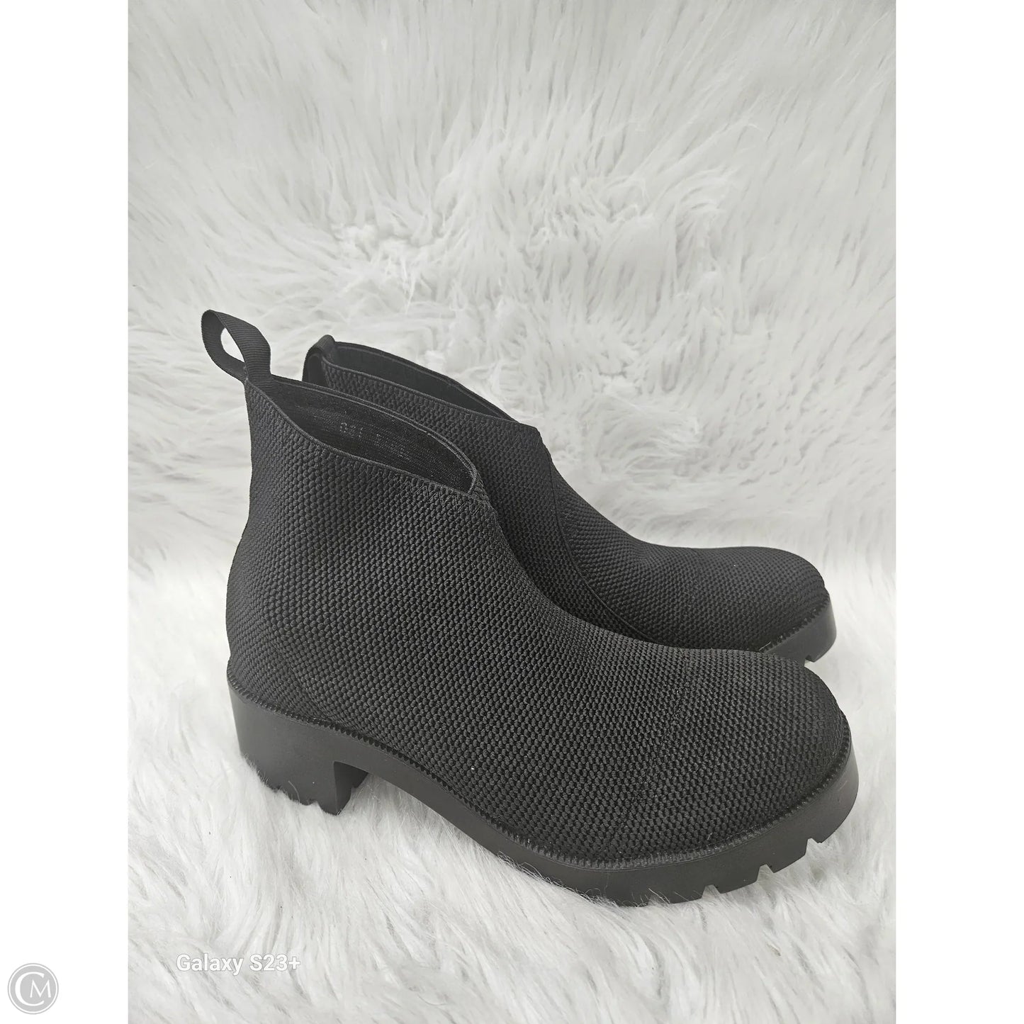 Boots Ankle Heels By Cmb In Black, Size: 11