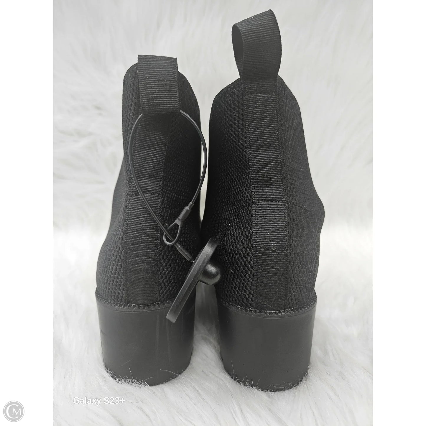 Boots Ankle Heels By Cmb In Black, Size: 11