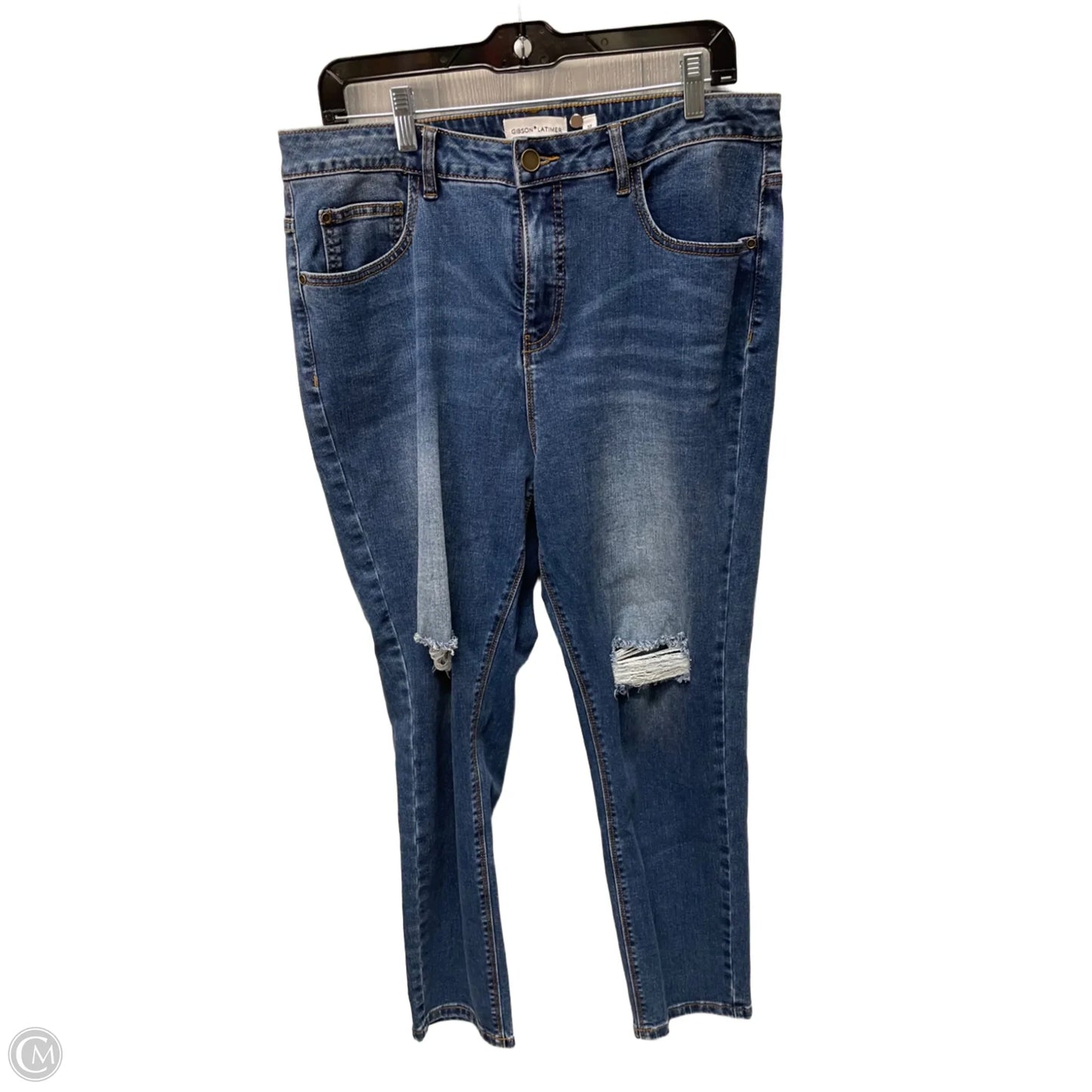 Jeans Straight By Gibson And Latimer In Blue, Size: 12