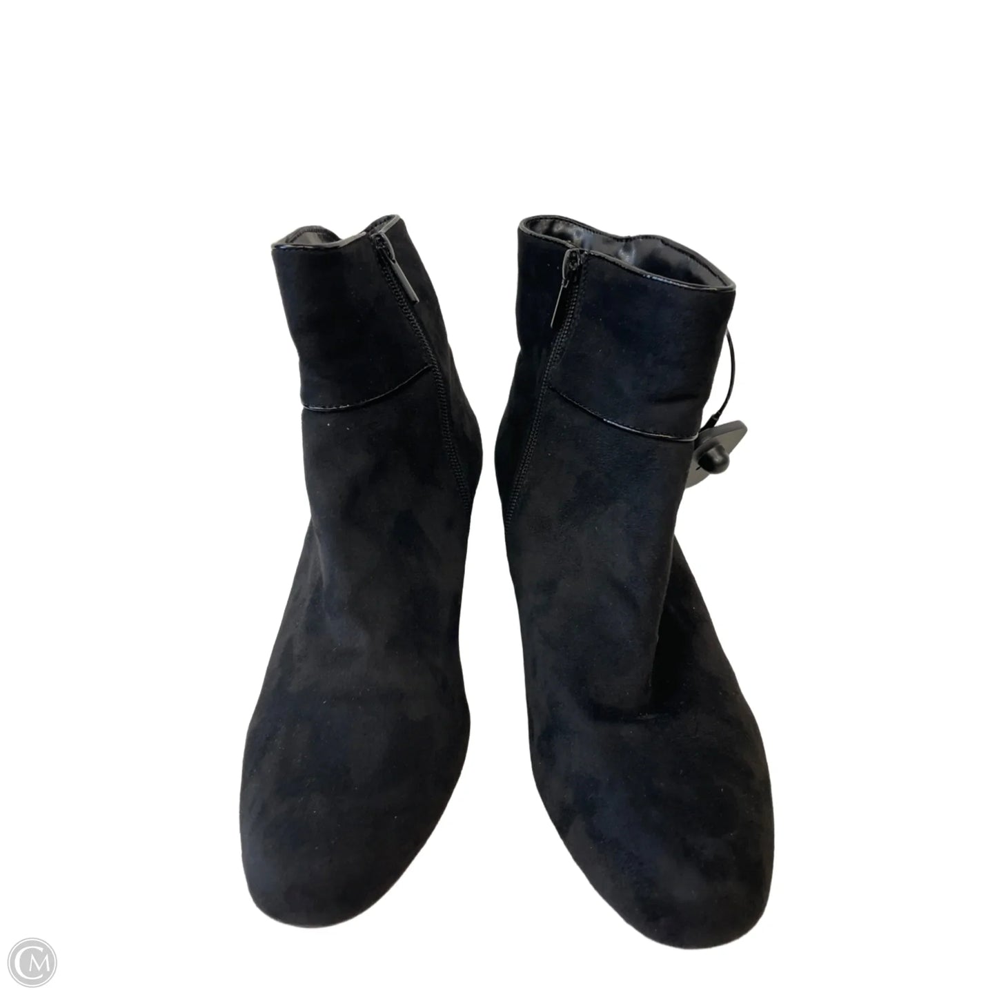 Boots Ankle Heels By Impo In Black, Size: 10