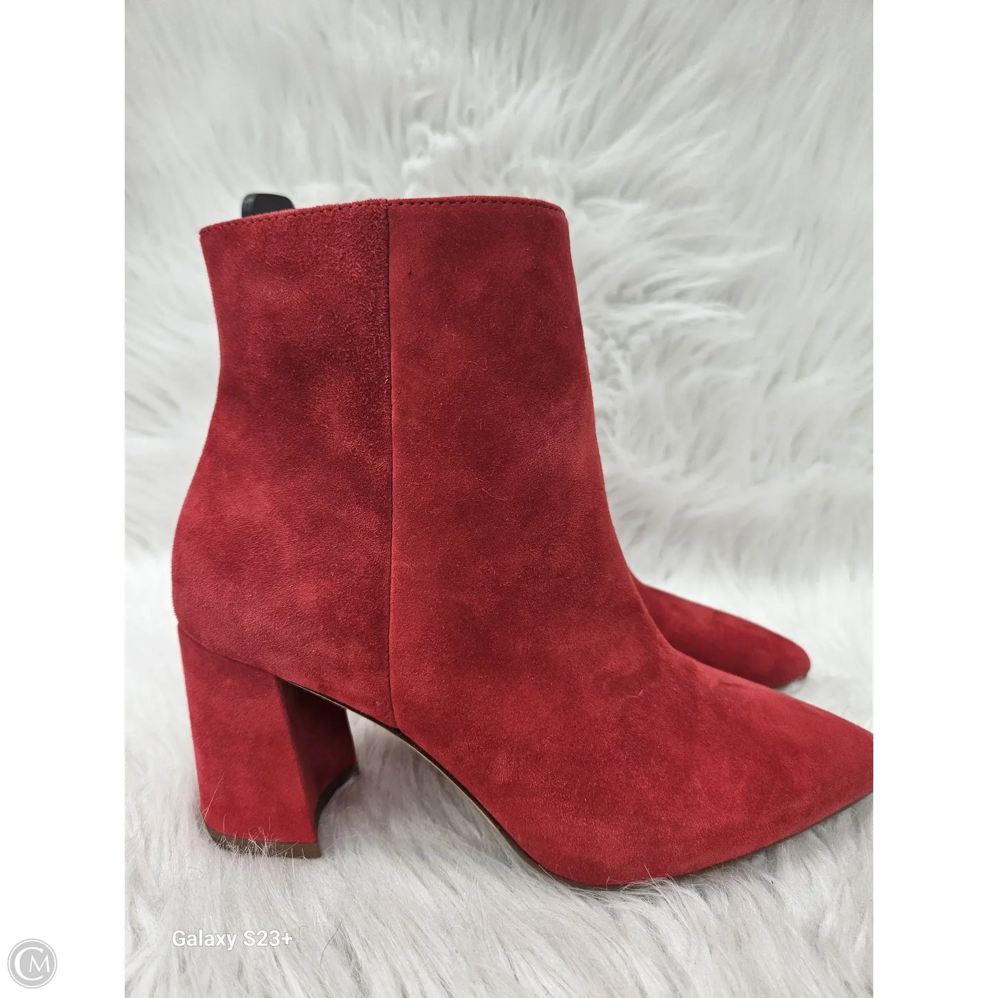 Boots Ankle Heels By Antonio Melani In Red, Size: 6.5