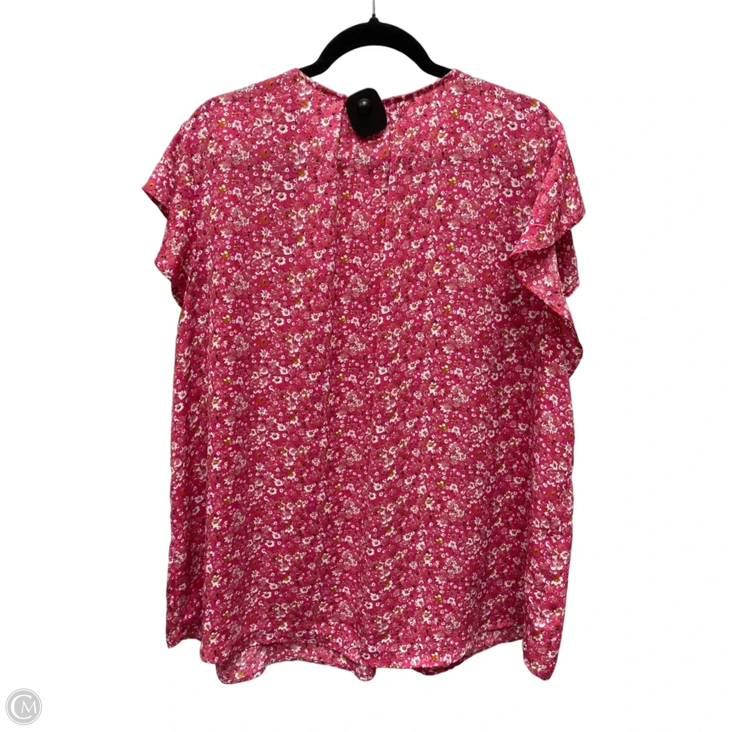 Top Short Sleeve By Cynthia Rowley In Pink, Size: 2x