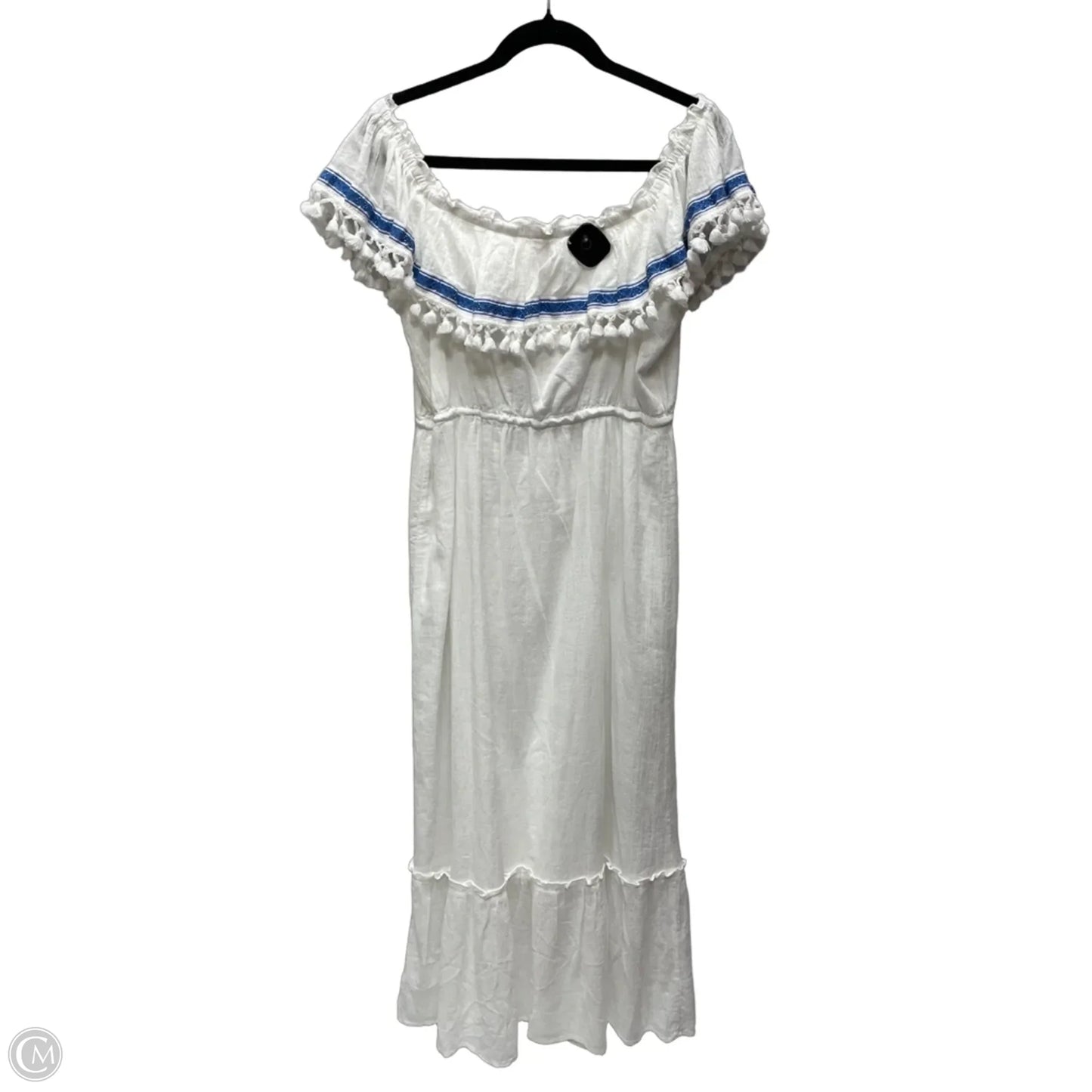 Dress Casual Maxi By Vince Camuto In White, Size: M