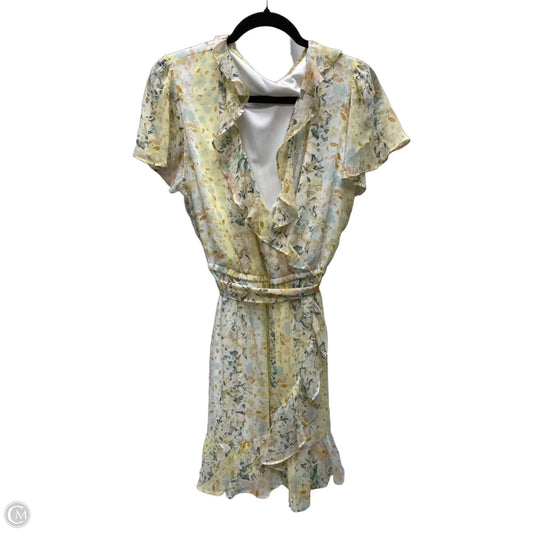 Dress Casual Short By Clothes Mentor In Floral Print, Size: L