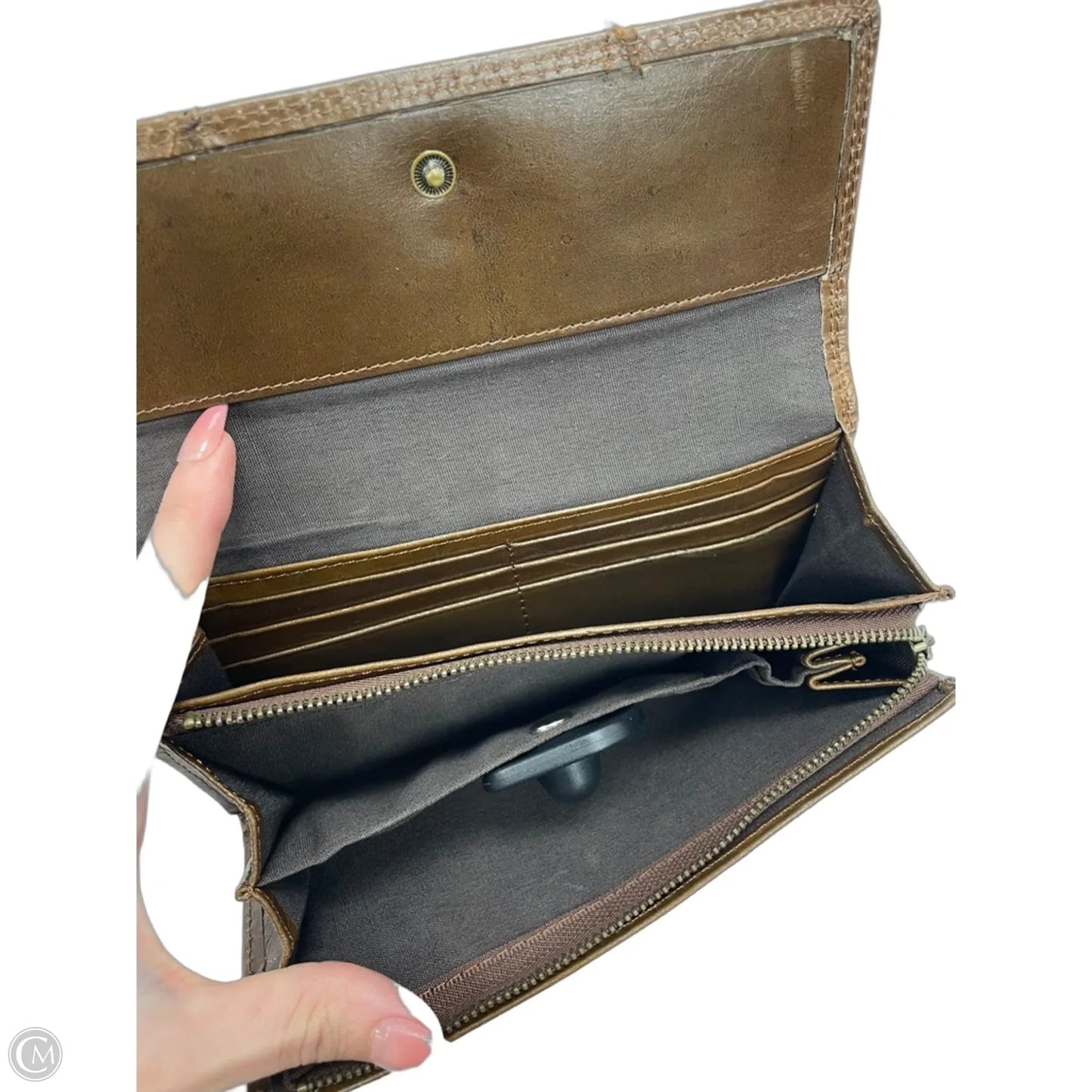 Wallet Leather By Kate Landry, Size: Medium