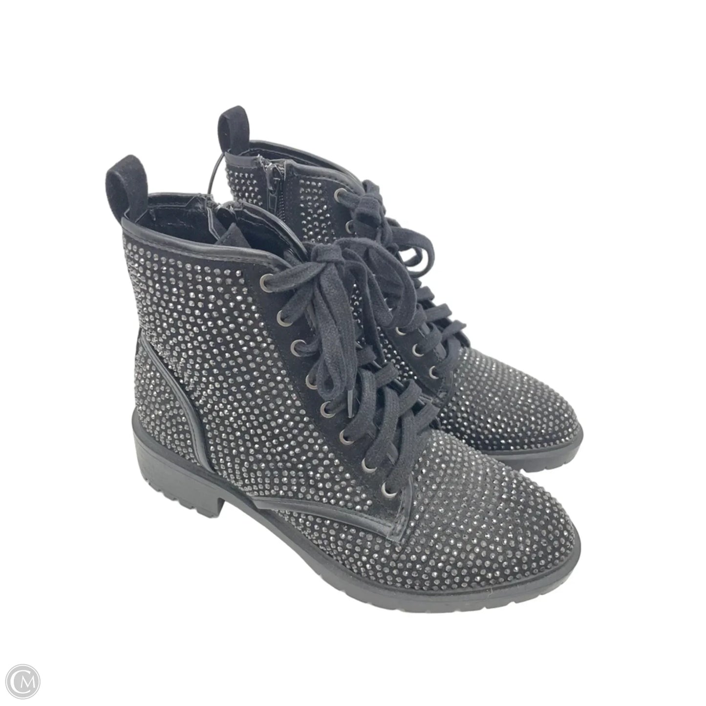 Boots Combat By Madden Girl In Black, Size: 6.5