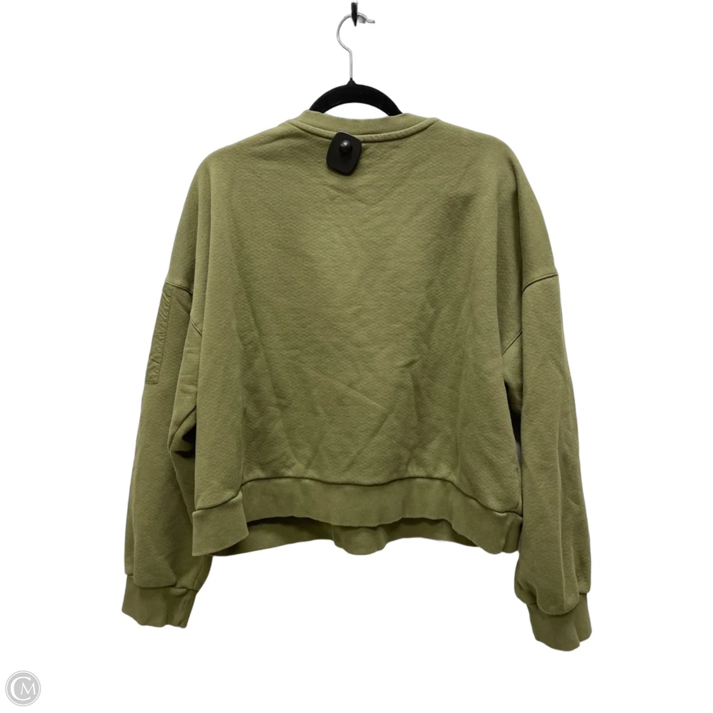 Sweatshirt Crewneck By Adidas In Green, Size: L