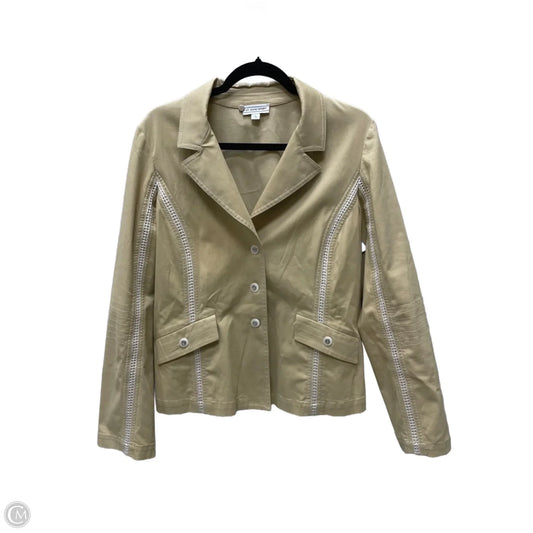 Blazer By St. John In Tan, Size: L