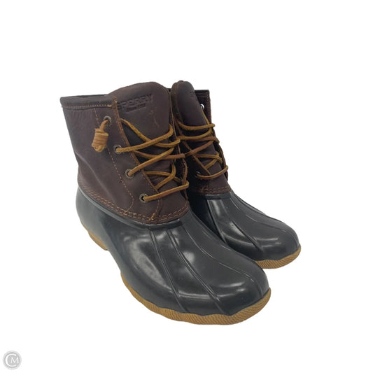 Boots Rain By Sperry In Brown, Size: 8