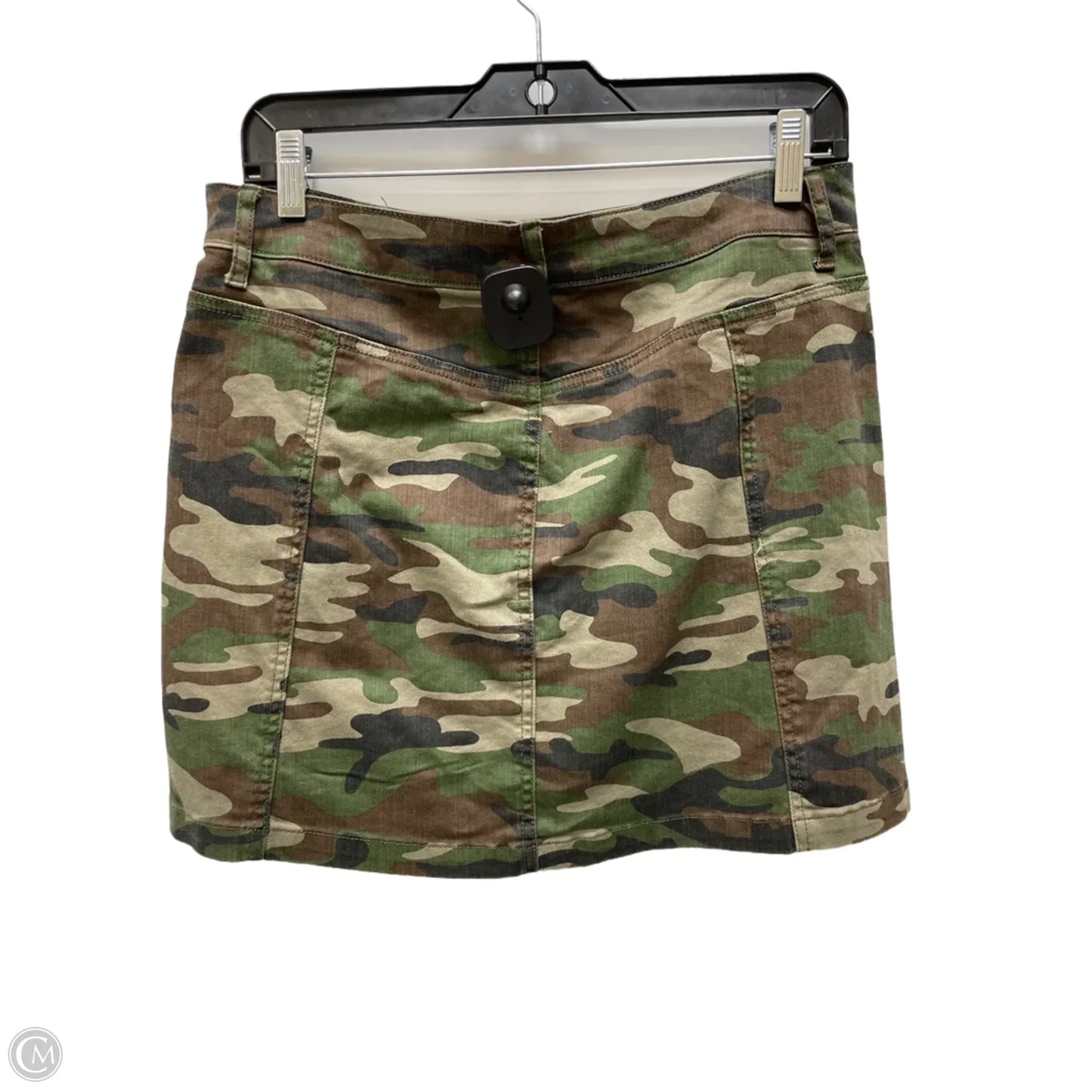 Skirt Mini & Short By Forever 21 In Camouflage Print, Size: 8