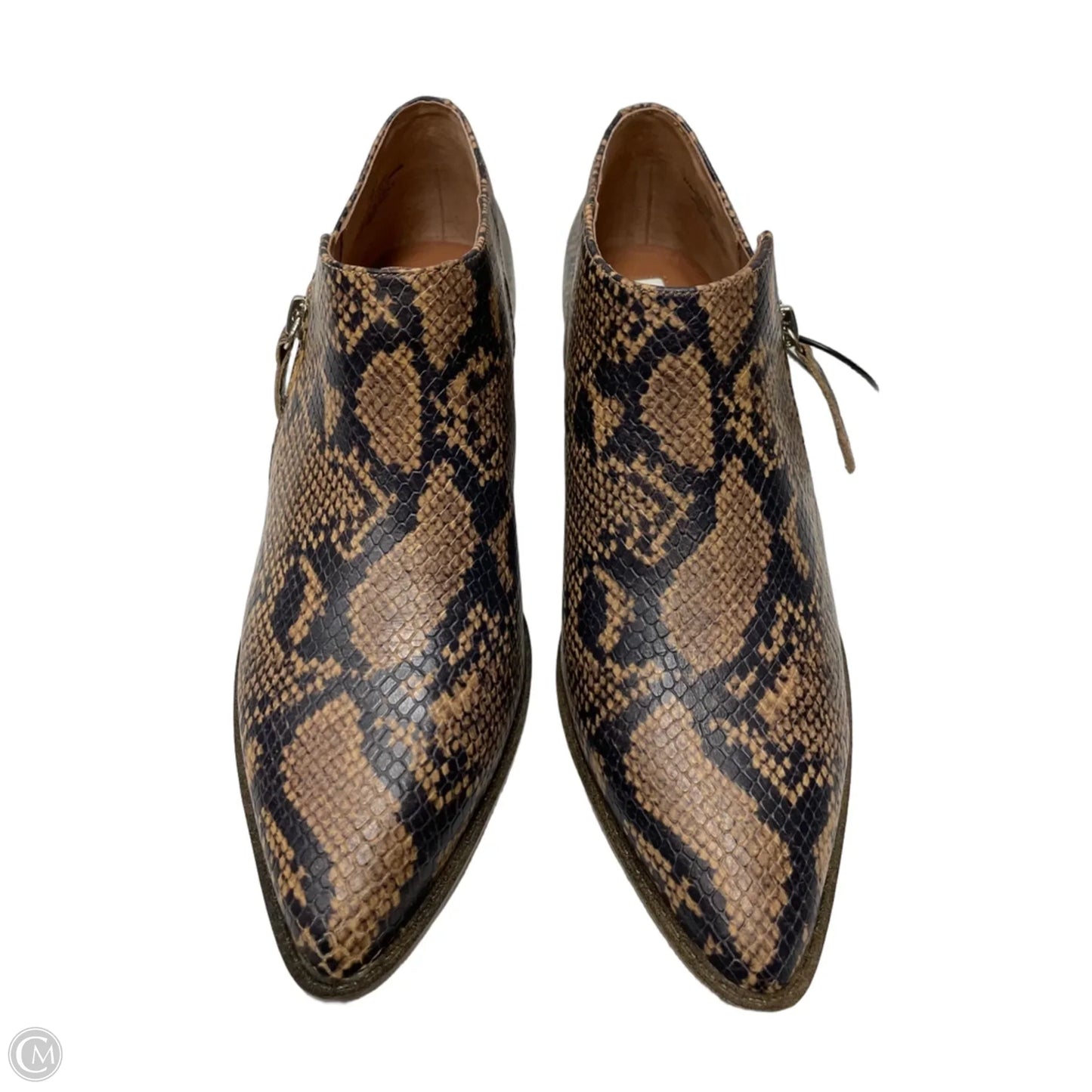 Shoes Heels Block By Chelsea And Violet In Snakeskin Print, Size: 9