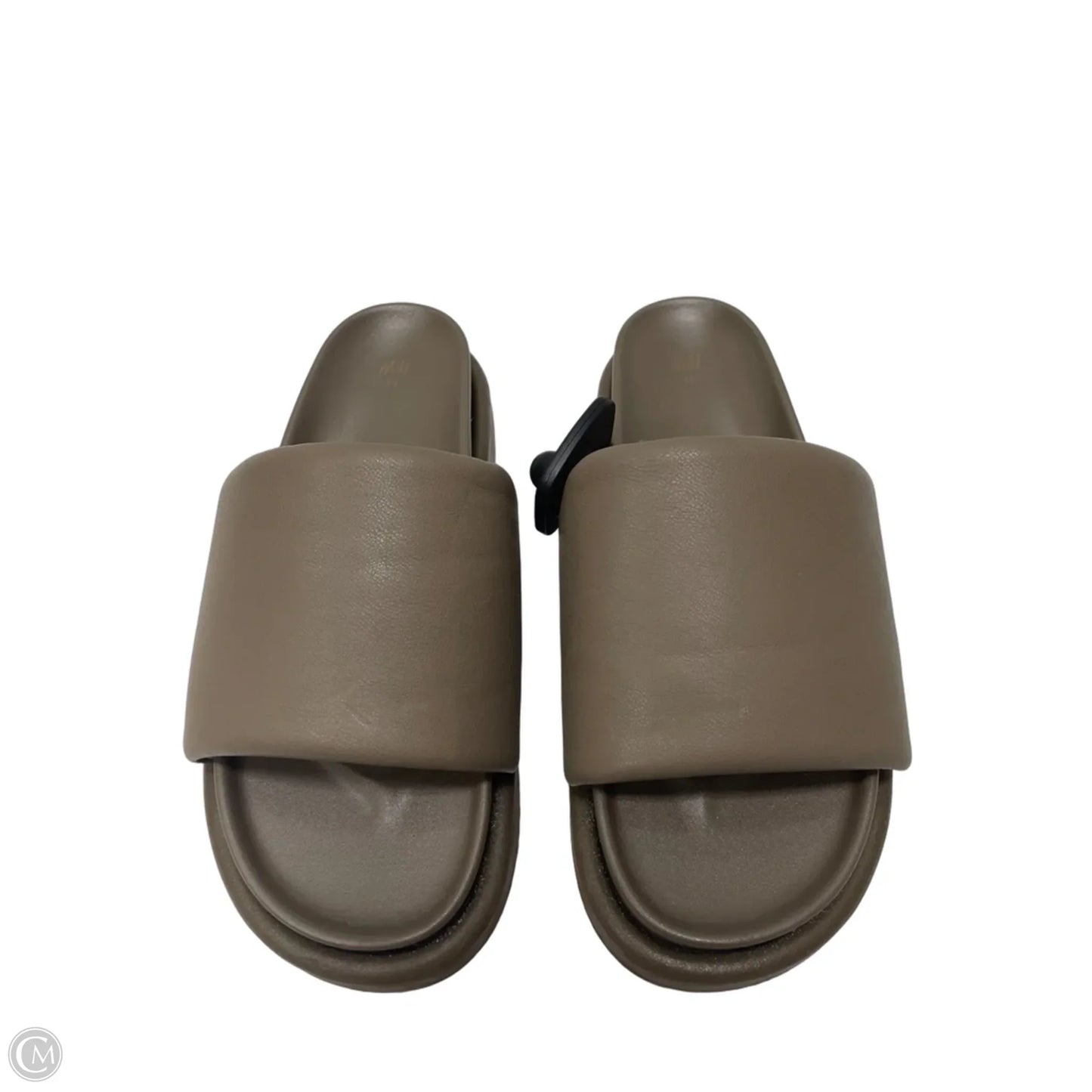 Sandals Flats By H&m In Taupe, Size: 7.5