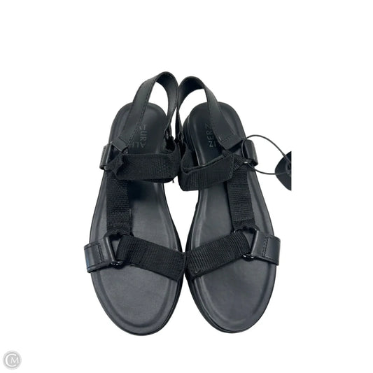 Sandals Flats By Naturalizer In Black, Size: 8.5